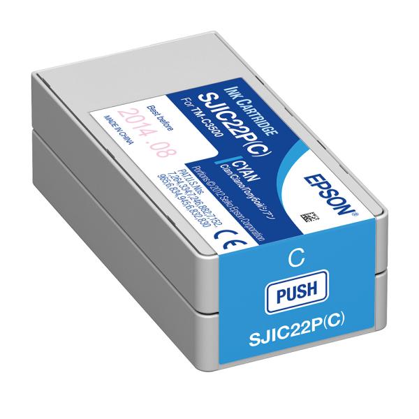 Set Tintenpatrone Epson C3500 cyan